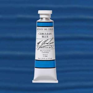 M. Graham & Co. Oil Paint - (1.25oz/37ml) Cerulean Blue