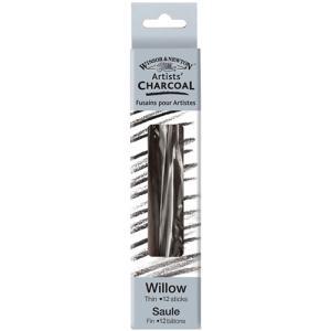 Winsor & Newton Artists' Willow Charcoal Sticks - (12 Pack) Thin