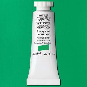 Winsor & Newton Designers Gouache  (0.47oz/14mL) Brilliant Green