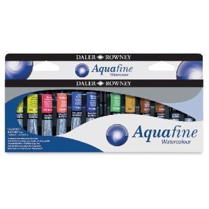 Daler Rowney Aquafine Watercolor Introduction tube Set- 12x8ml 131900556