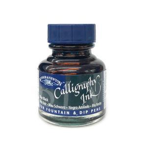 Winsor & Newton Calligraphy Ink - (1oz/30ml) Blue Black