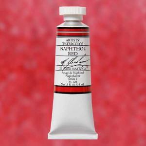 M. Graham & Co. Watercolor Paint – (0.5oz/15ml) Naphthol Red