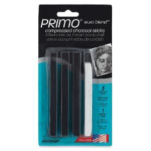 General's Primo Euro Blend Compressed Charcoal Sticks Set - (4 Pack)  959ABP