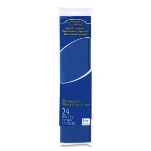 Spectra Bleeding Tissue Paper 20" x 30" - (24 Sheets) Medium Blue