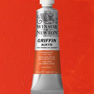 Winsor & Newton Griffin Alkyd Oil Paint - (1.25oz/37ml) Cadmium Red Light Hue