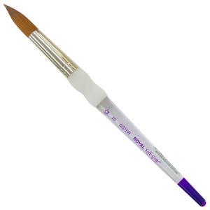 Royal Langnickel Soft-Grip Synthetic Sable Brush - Short Handle, Round #20
