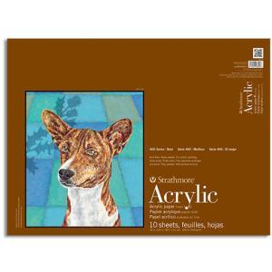 Strathmore 400 Series Acrylic Paper Pad (430) 18" x 24" - (10 sheets, 246lb)