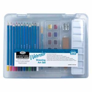 Essentials Small Clearview Watercolor Drawing Art Set - RSET-ART3106