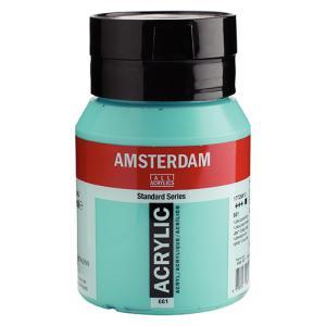 Royal Talens Amsterdam Acrylic Paint - (16.9oz/500ml) Turquoise Green