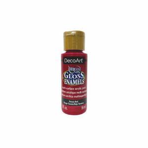 DecoArt Americana Gloss Enamels Paint -Tuscan Red