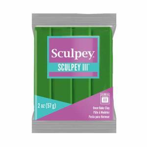 Sculpey III Oven-Bake Clay (2oz bar) - Leaf Green