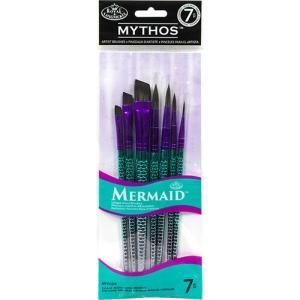 Royal Langnickel Mythos Mermaid Brush Set - (7 Pack) Assortment #3