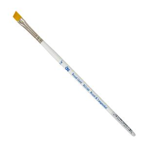 Royal Langnickel Royal Gold Brush for Acrylic & Watercolor - Angular 1/4"