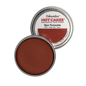 Enkaustikos Hot Cakes Encaustic Wax Paint - (1.5oz/45ml) Mars Terracotta
