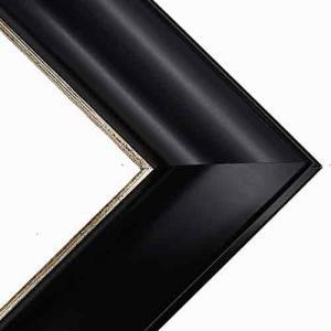 Series 72-398 Black Frame with Silver Lip - 16" x 20"