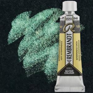 Royal Talens Rembrandt Watercolour - (0.6oz/20ml) Interference Green 848