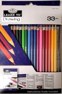 Royal Langnickel Essentials Learn to Drawing Art Set- 33pc RSET-LT253