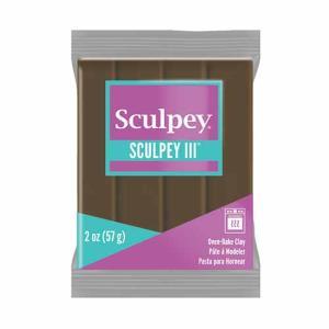 Sculpey III Oven-Bake Clay (2oz bar) - Suede Brown