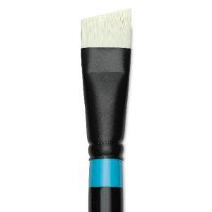 Princeton Aspen 6500 Series Brush for Oil & Acrylic - Long Handle Short Angle Bright #8